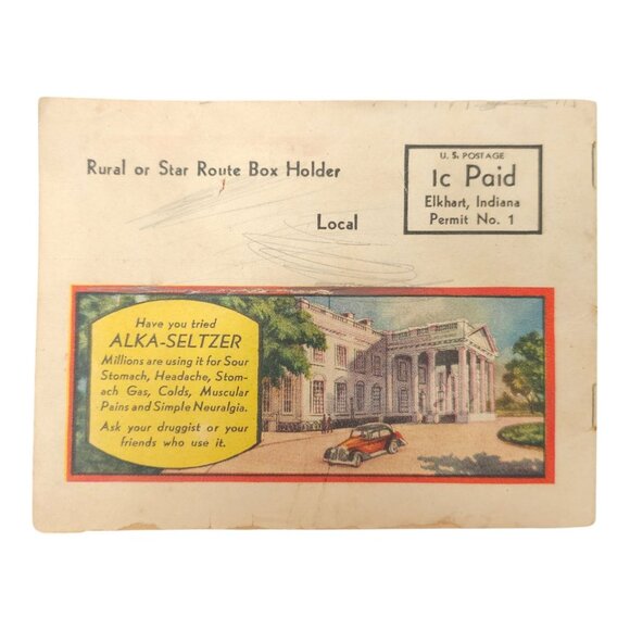 Our Presidents Booklet Vintage 1930s Alka Seltzer Dr. Miles Nervine Advertising - Picture 2 of 16